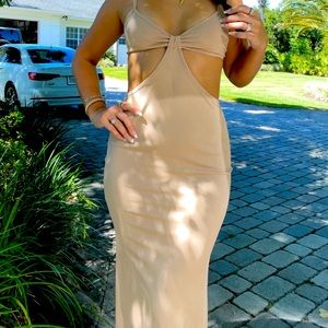 Trendy Nude Dress medium NWOT
